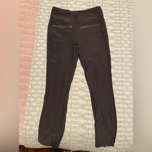 Athleta Black Zipper Leggings